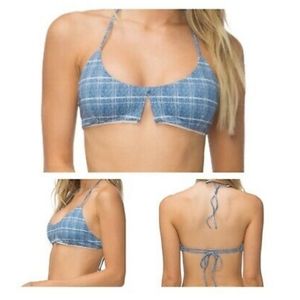 Tavik Cassis Halter Swim Top Size Medium